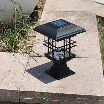 

Solar Column Headlights 3 LED Column Cap Lights Outdoor Waterproof Decorative Wall Lights Patio Trim Energy Consumption CLH