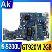 AK TP300LJ 4 Гб Оперативная память i5-5200 Процессор GT920M Материнская плата Asus TP300LJ TP300 Материнская плата ноутбука тестирование