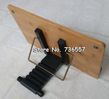 

34*22cm Bamboo Book Stand Reading bamboo Large Medium Small rack zitie rack bookend reading photo frame; Book Stand Copy Holder