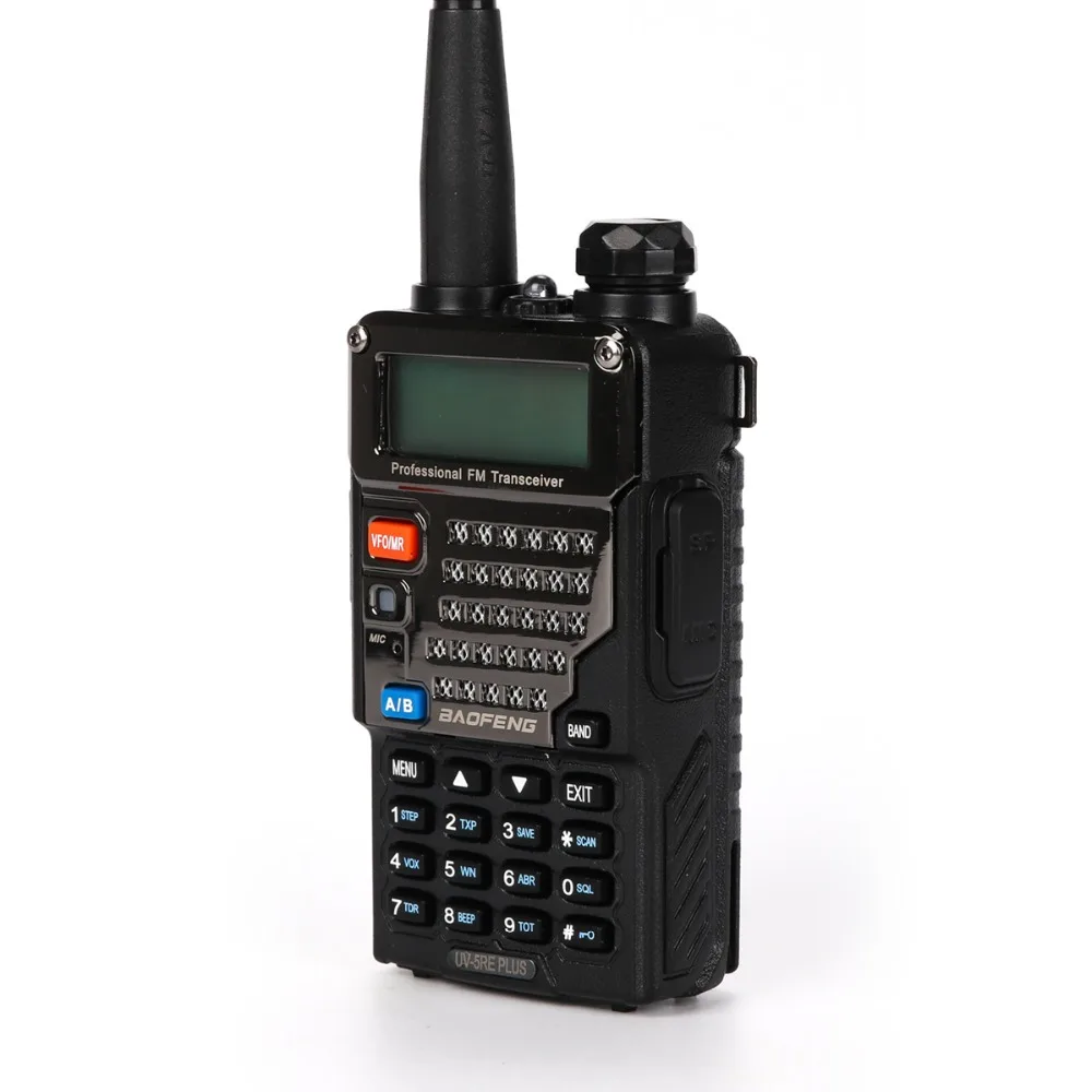 Baofeng BF-UV-5RE Plus Walkie Talkie Dual-Dand VHF/UHF CTCSS& CDCSS двухсторонняя рация 136-174 МГц/400-520 Гц ЖК-дисплей