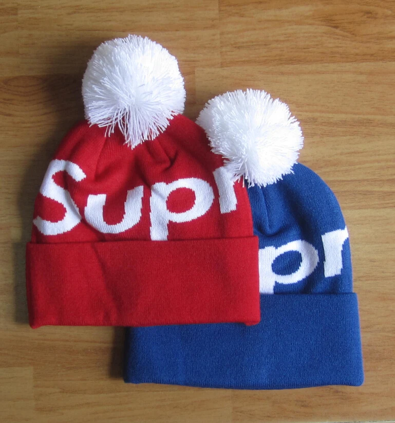 supreme pom beanie