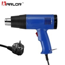 220 В 1800 Вт горячего воздуха термопистолет Европейская розетка Температура Регулируемый ручной электрическая термовоздуходувка размягчения термоусадочная пленка, сохнущая на воздухе воздуходувки
