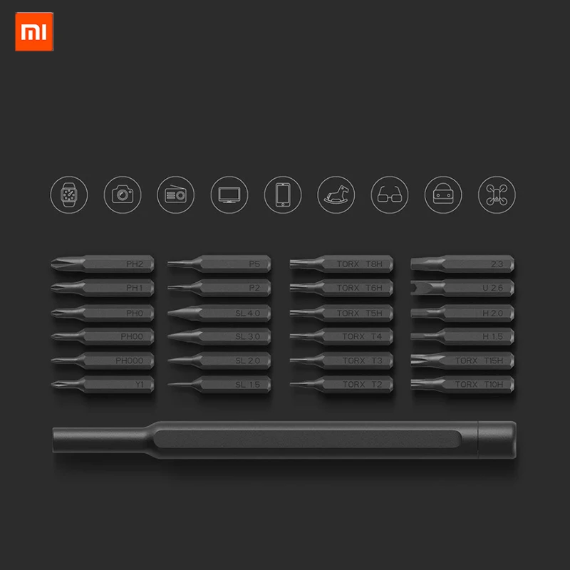 Оригинальный Набор прецизионных отверток Xiaomi Mijia Wiha 24 в 1 магнитные биты домашний