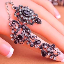 Resina colorida Anillos Turcos Joyería Fina Mujeres anel Ouro Oro Antiguo del Pavo Real de La Vendimia Anillos Amor Anillos Anillos de Boda