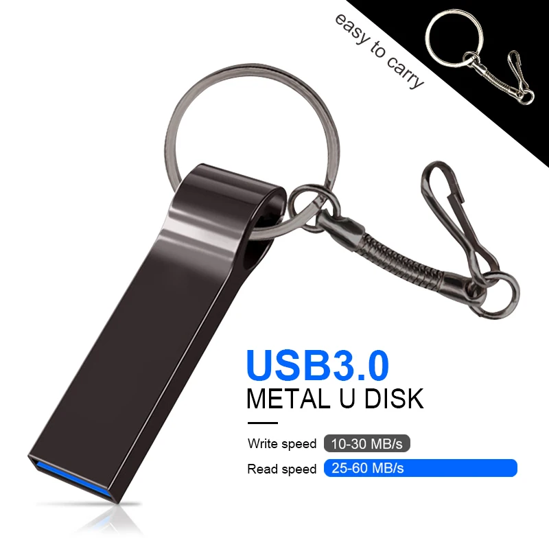 Купить Металлический высокое качество Флешка 128 ГБ Usb флешка 64 ГБ 3,0 usb флеш накопитель 16 Гб высокая скорость памяти диск маленький подарок дешевый
