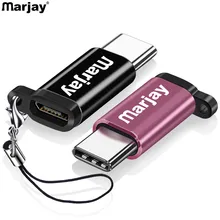 Адаптер Marjay mi cro USB мама к USBC папа конвертер для Xiaomi mi 8 красный mi Note 7 huawei P20 Lite mi cro Usb к зарядному устройству type-C