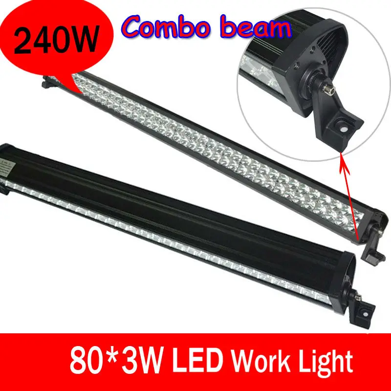

High power 240W Combo beam LED Offroad Driving work Light LED tractor offroad light bar