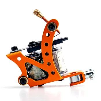 

Irons Custom Chrome Tattoo Machine For Beginner Tattoo Apprentice Machine 10 Warps Coil Guns For Liner Shader Free Shipping