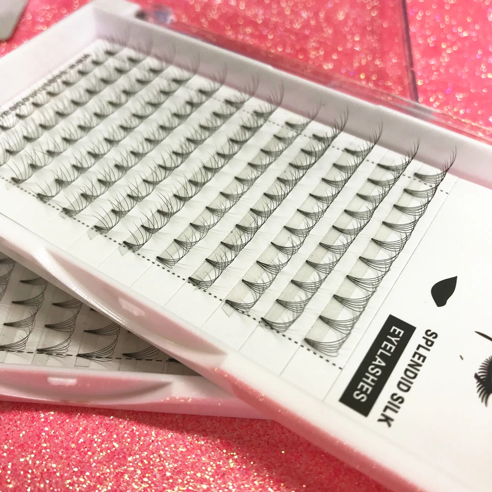 120 Fans Semi Permanent Individual Eyelash Extensions Mink Lashes