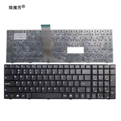Новый английский клавиатура для MSI MS-168A MS-168C MS-16D2 MS-16D3 A6203 A6300 A6500 черная клавиатура для ноутбука