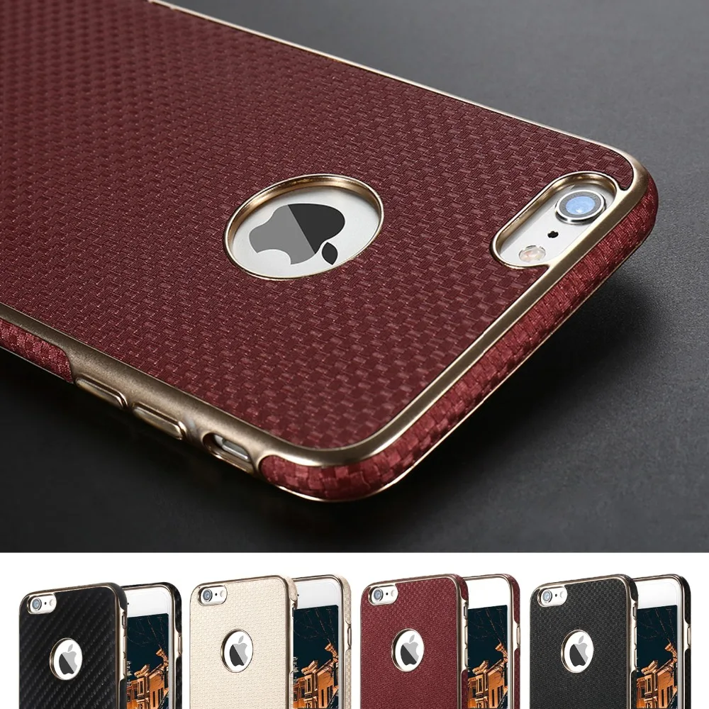 for iPhone 7 Plus Case Mosafe Business Earl Series Retro Luxury Hybrid Knit Ultra Thin Phone
