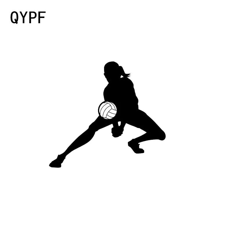 QYPF 12 2*11 1 см волейбольные плееры декор для девушек искусственные силуэты высокого