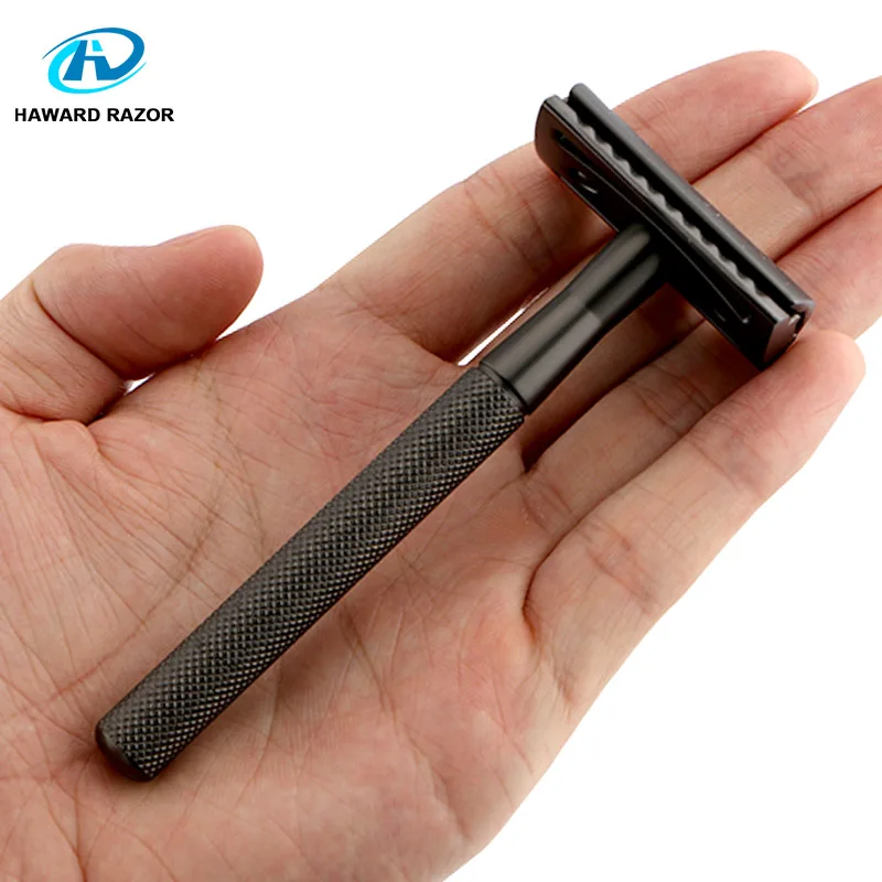 HAWARD Razor Men's Shaving Razor Pure Copper Safety Razor Classic Double-edged Shaver For Men Shaving & Hair Removal 10 Blades