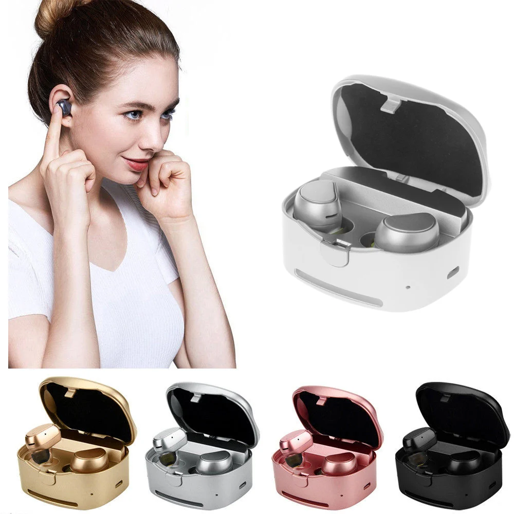 

OGV HV-316T Twins True Wireless Bluetooth earbuds Mini stereo Bluetooth Handsfree Earphone with Charging Box For mobile phone