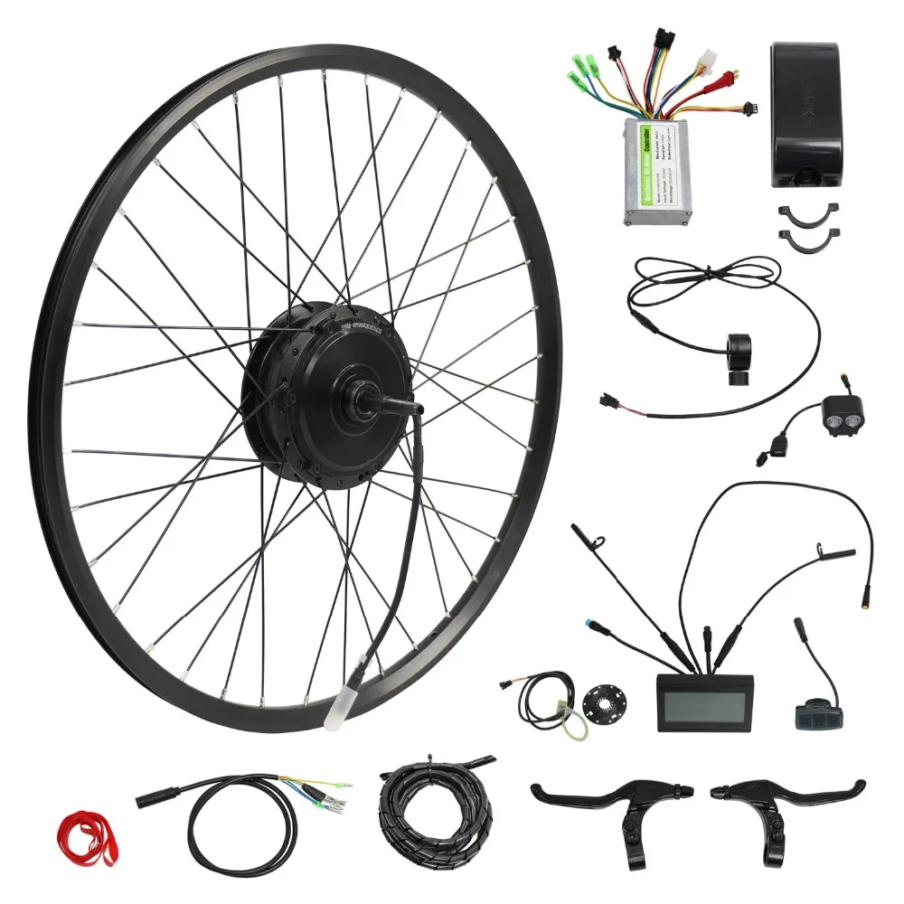 Sale 36V250W motor electric bike kit with rear wheel + 36V10AH lithium battery 6