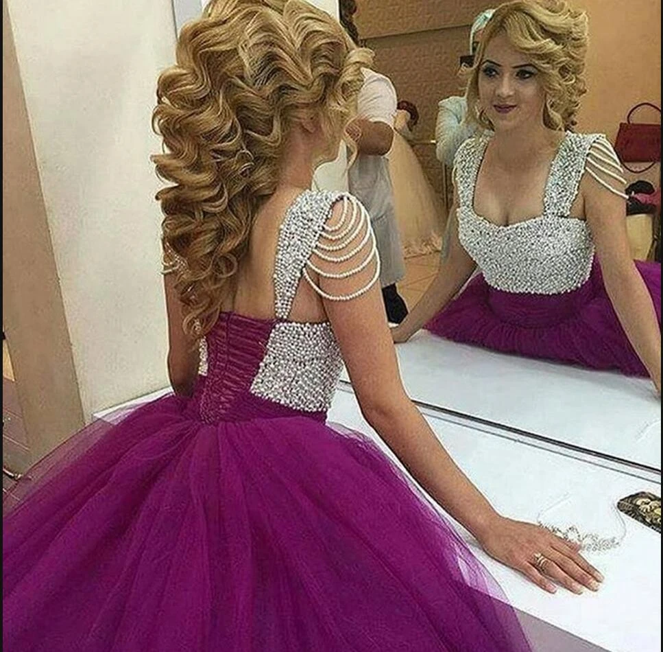 baby purple prom dresses