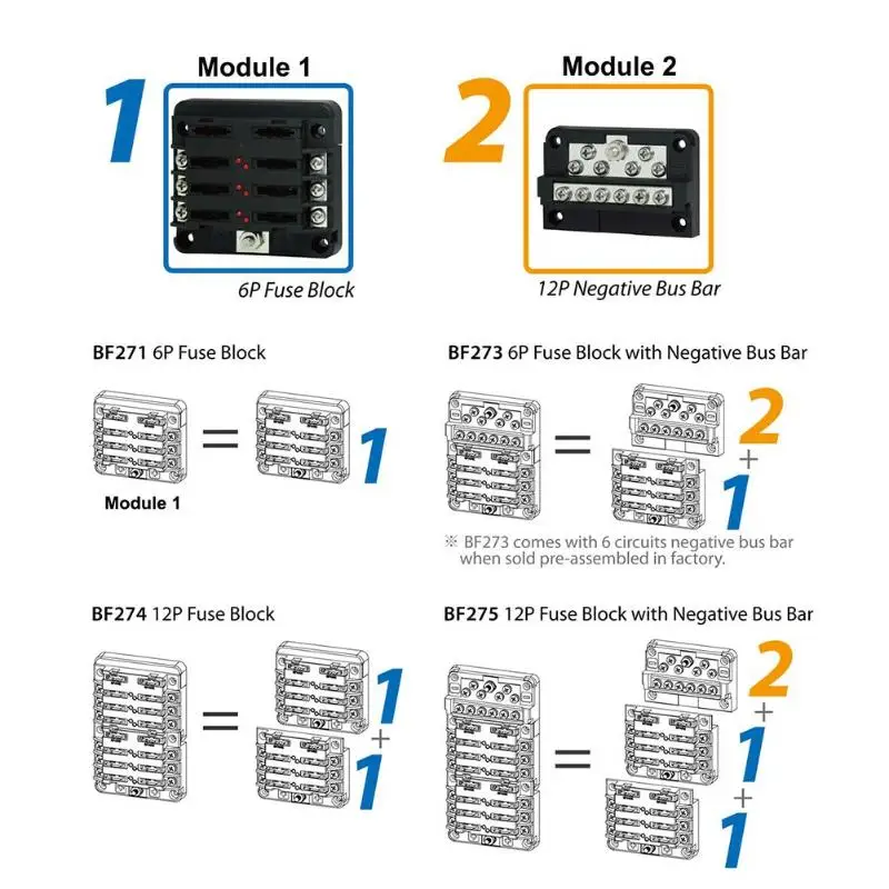 VODOOL DC32V 100A автобусная балка 12 ходовой отрицательный автомобильный морской