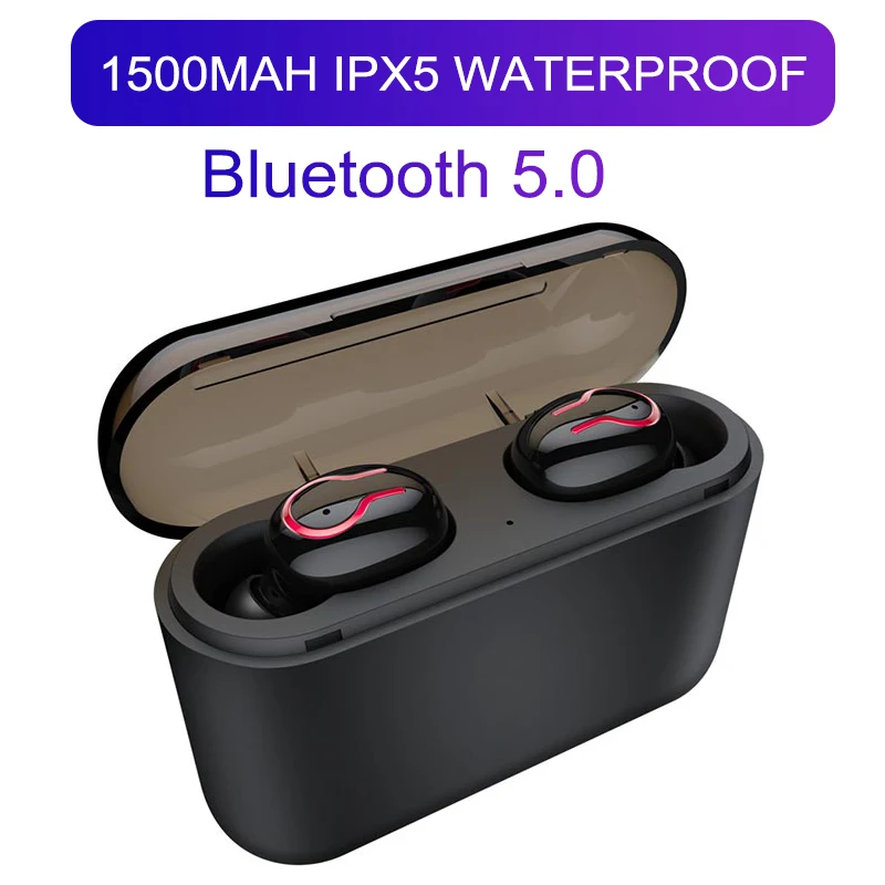 Q32 Bluetooth 5 0 беспроводные наушники TWS спортивные Handsfree гарнитура глубокий бас
