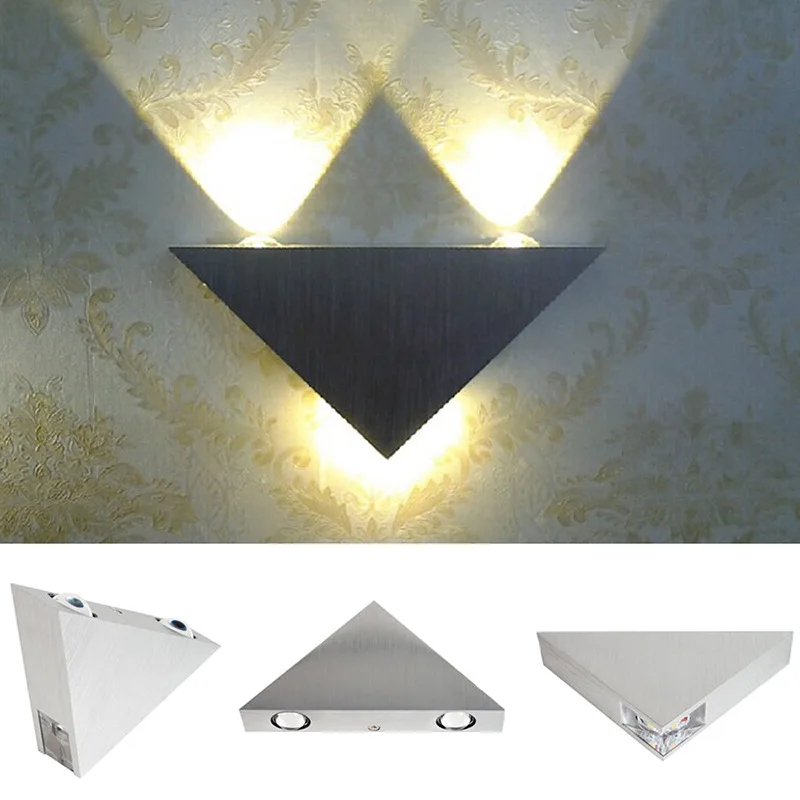 

3W 110V 220V Led Wall Lamp Modern Sconce Stair Light Fixture Living Room Bedroom Bed Bedside Indoor Lighting Home Hallway Loft