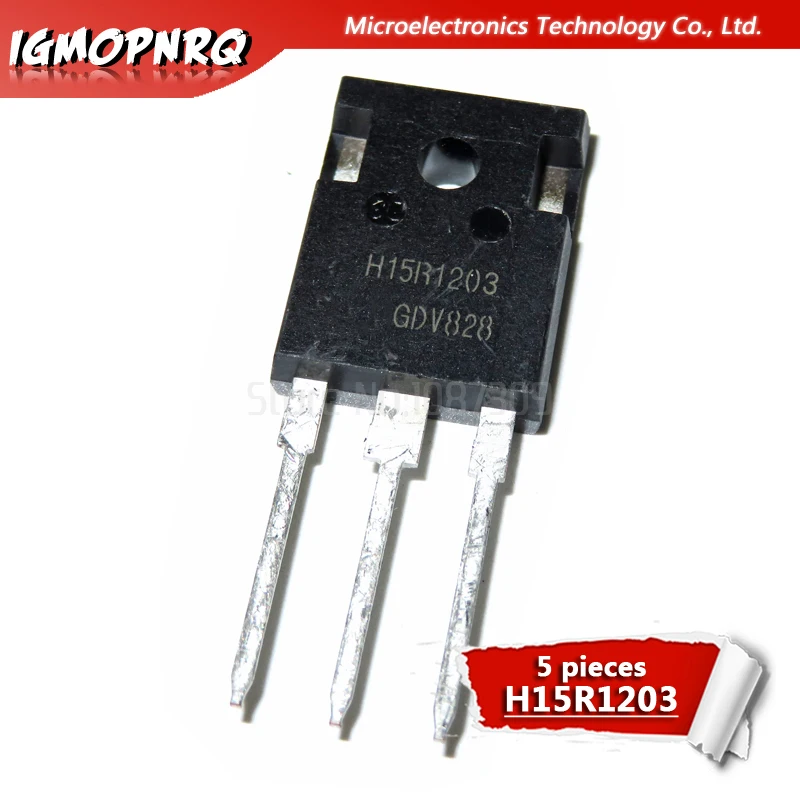

5pcs H15R1203 IHW15N120R3 15A 1200V IGBT tube new original
