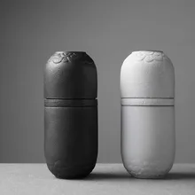 Дзен церемонии мини Чай Maker офисные Портативный Путешествия Быстрый чашка кунг-фу Чай комплект 1 Чай горшок 2 Чашки Керамика грубая керамика Чай горшок