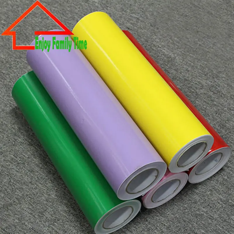 

0.6x8M PVC Self Adhesive Vinyl Film Rolls for Plotter Cutting Advertising Sticker Decorative Vinyl Wallpaper Self Adhesive Film