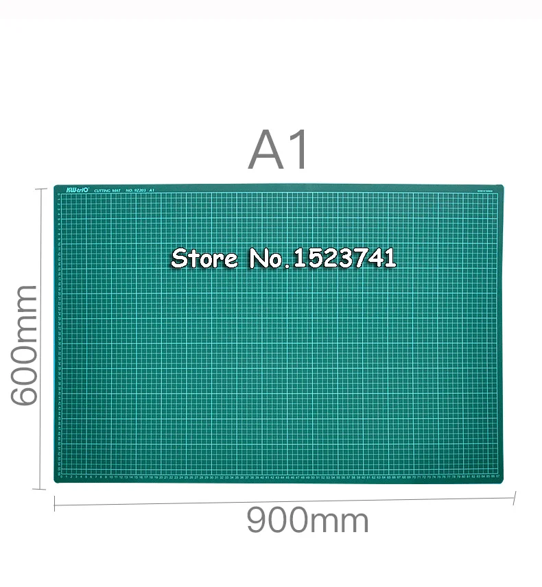 ПВХ A1 лоскутное многоцелевой коврик для резки бумагорез строителей Двусторонняя Доска разделочная для плиты гравировка моделирование 60*90 см