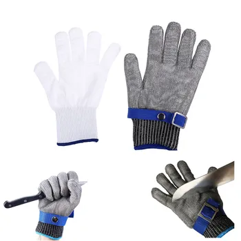 

Steel Wire Mesh Gloves Anti-cut Outdoor Fishing Hunting Gloves Cut Resistant Protective Knife Anti-cutting Protection