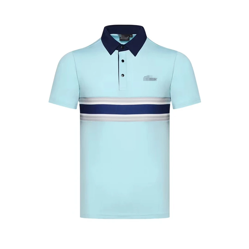 الرجال الرياضية قصيرة الأكمام DESCENTE الغولف تي شيرت 3 ألوان جولف الملابس S-XXL في اختيار الترفيه قميص جولف شحن مجاني