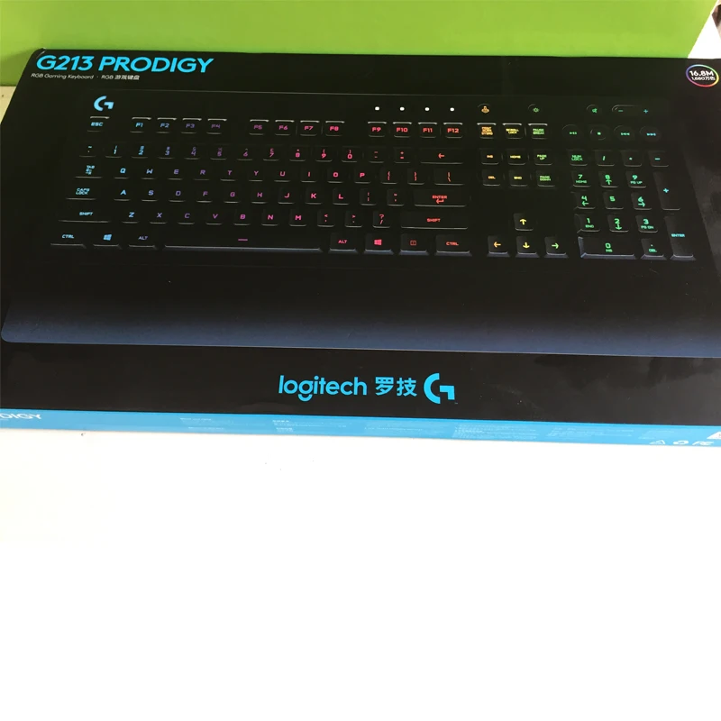 Logitech G213 Prodigy игровая клавиатура с 16,8 миллионов освещения Цвета