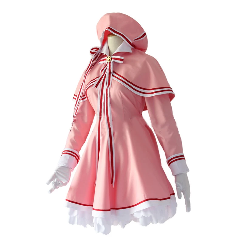 Clear Card Clamp Costumes Cardcaptor Sakura Cosplay Women Costume