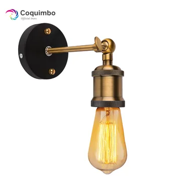 

Modern Wall Lamp Industrial Loft Style Metal Glass Rustic Sconce 110-220V For Living Room Restaurant Aisle Corridor Wall Light