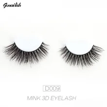 Genailish 3D норковые ресницы накладные ресницы длинные толстые драматические накладные ресницы натуральные сплошные ресницы D009