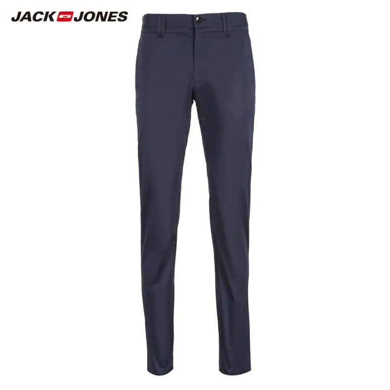 JackJones мужские Стрейчевые хлопковые облегающие повседневные штаны базовая