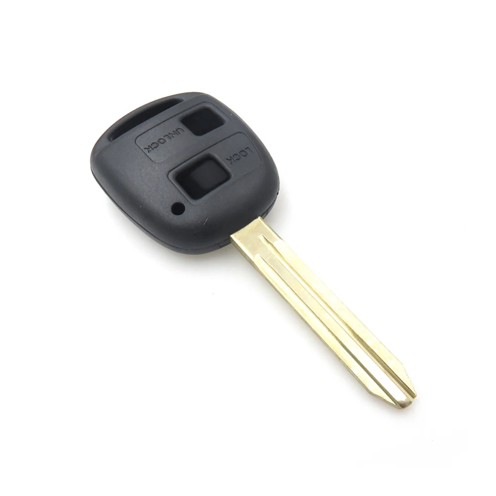 

2 Button Remote Key Case Shell Replacement Car Key Fob Blade Shell Case Cover For Toyota Prado Camry Corolla Avalon RAV4 Echo