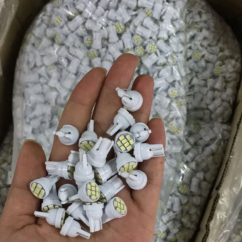 100x12V 24V Led T10 8 smd 1206 автомобильный светильник 194 168 192 W5W 3020 Авто клиновидный ing