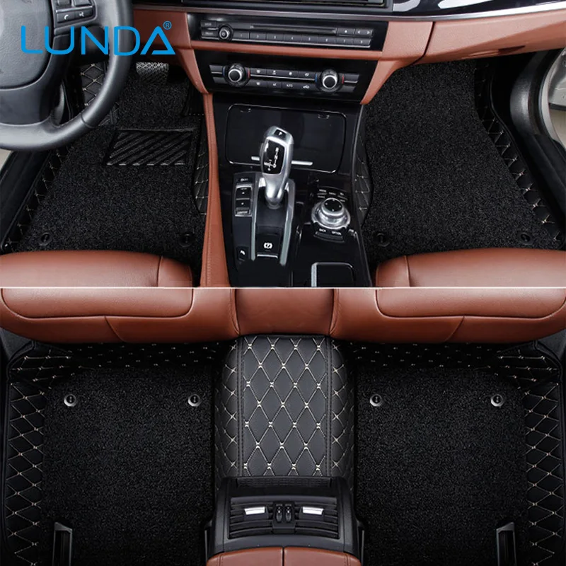 Custom fit car floor mats for Volkswagen Beetle CC Eos Golf Jetta Passat Tiguan Touareg sharan  carpet floor liner