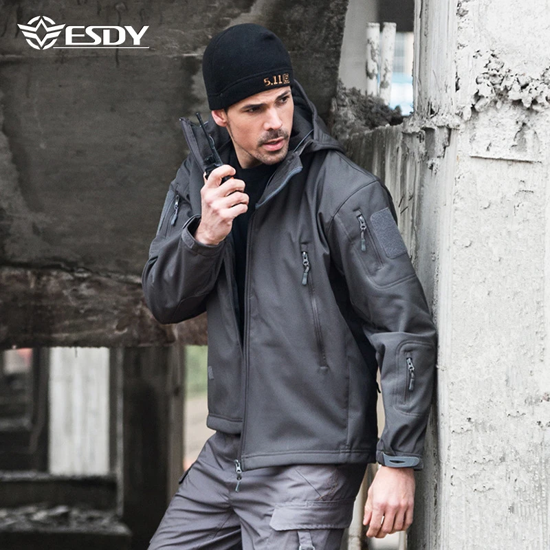 

Outdoor Tactical Jackets S-XXXL Waterproof Rain Jacket UPF 50 Plus Size Trekking Hunting Fishing Hiking Clothing Fleece Jacket