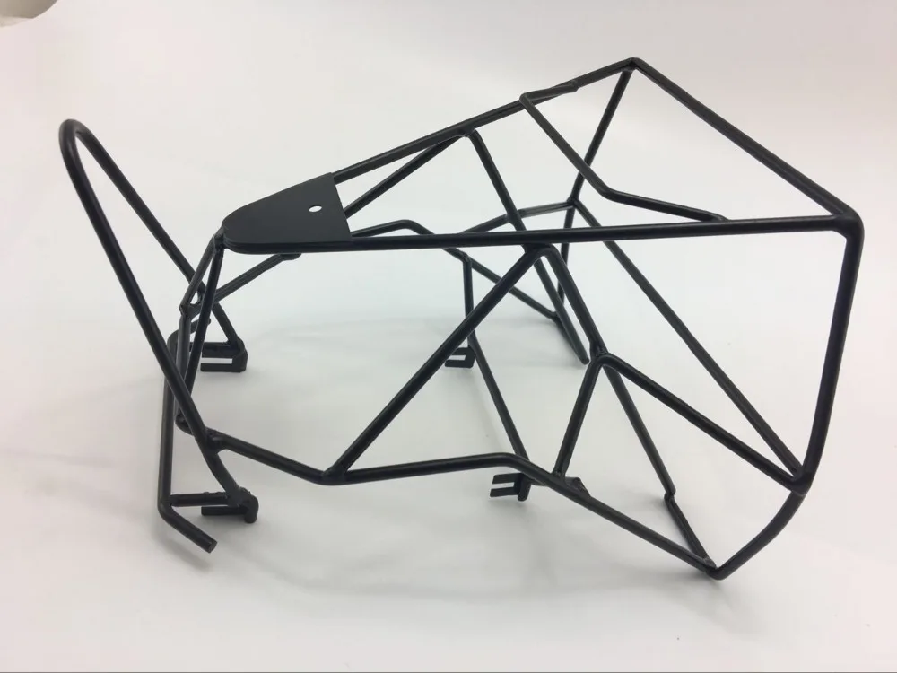 

New 1/10 RC Metal Roll Cage with spare wheel Rack For RC8WD TF2 Axial SCX10 II I Frame Chassis AX80046 Rear Bucket Pick UP Body