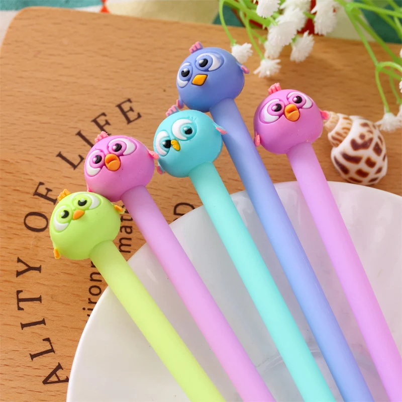Caneta de Tinta Material de Escritório Escola de Escrita Kawaii Preta 0.38 Milímetros Caneta Suave 50 Pcs Gel 4 50 pcs kawaii gel caneta de tinta