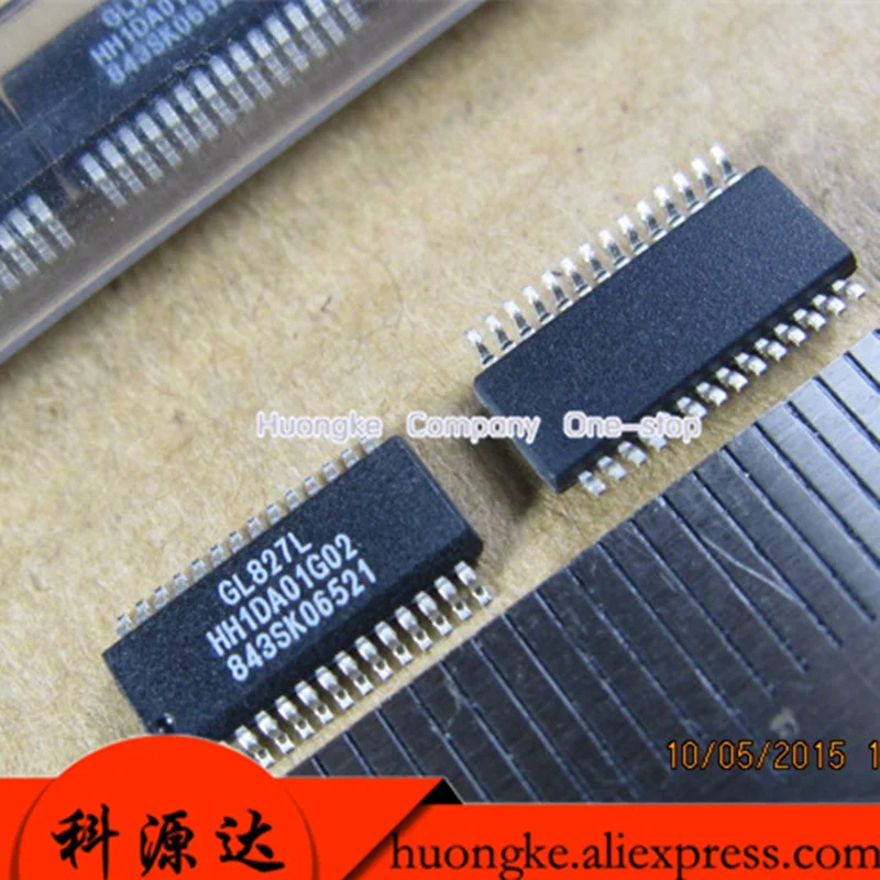 Оригинальный 10 шт./лот GL827L GL827 GL827L-HHG SSOP-28 Card reader чип SMD IC