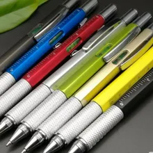 Высококачественная многофункциональная отвертка, ручка, штангенциркуль, весы, шариковая ручка, сенсорная панель для планшета, шариковая ручка, Офисная ручка для письма, 20 шт./лот