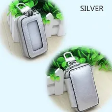 Дизайн, держатель для ключей, средний Видимый кошелек, натуральная кожа, унисекс, однотонный кошелек-органайзер для ключей, сумка для автомобиля, держатель для ключей на молнии