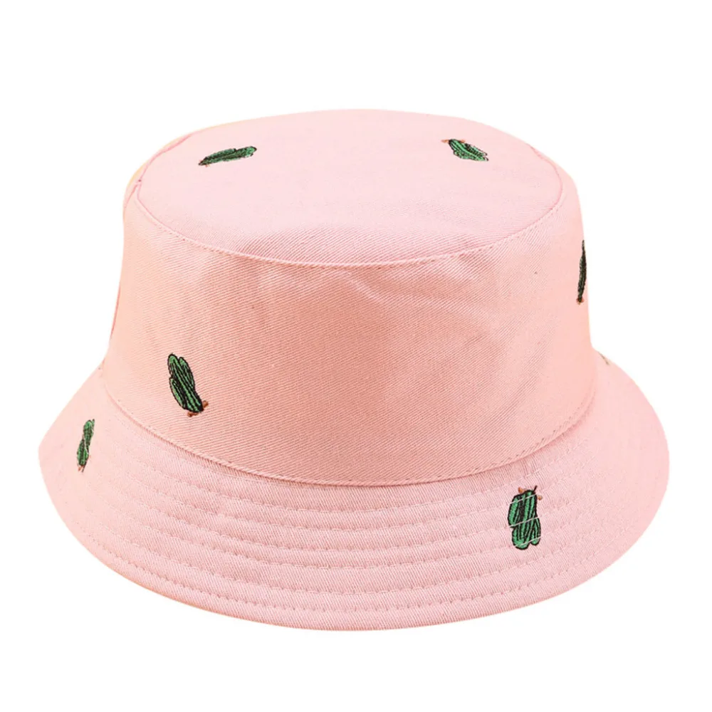 2019 Men and women summer sexy beach hat cactus printing double-sided wearing sunshade sport hat outdoor travel folding hat 40J5 (2)