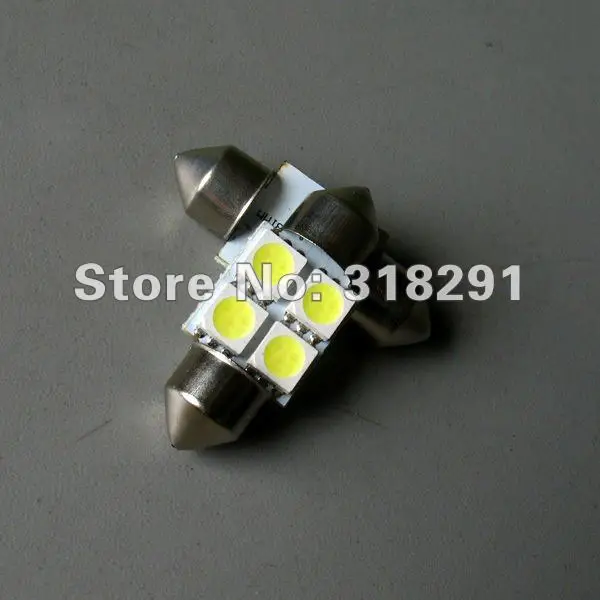 festoon/C5W 31mm 4SMD5050 12V DC led lights car 100pcs/lot12v festoon