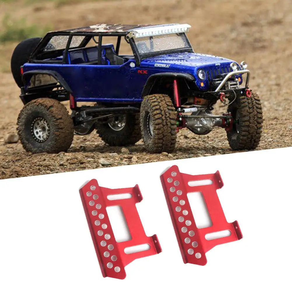

2Pcs Metal Side Pedal Plate For Axial SCX10 Side Step Sliders 1:10 Scale RC Crawler Car Part 5 Colors