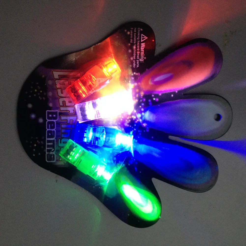 

LED Laser Finger Light Ring Light LED Toys Beam Torch Party