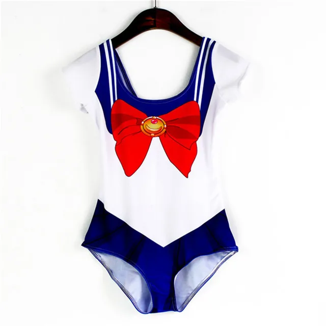One piece Bathing Halloween Fancy Dress Costume Sailor moon women