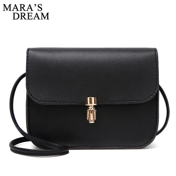 

Mara's Dream 2019 New Women Bags Solid PU Leather Handbag Women Large Flap Tote Shoulder Bag Handbag Messenger Bag Sac a Main