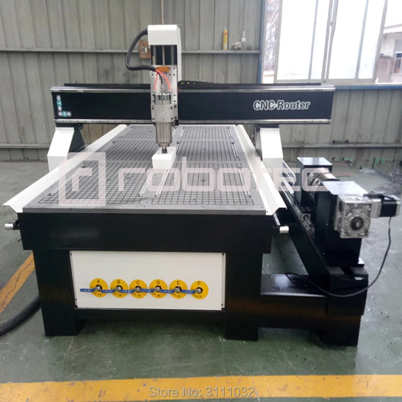 Robotec бренд cnc маршрутизатор 1325, 4 оси cnc маршрутизатор, cnc машина для продажи